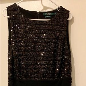 Ralph Lauren, Full length black dress